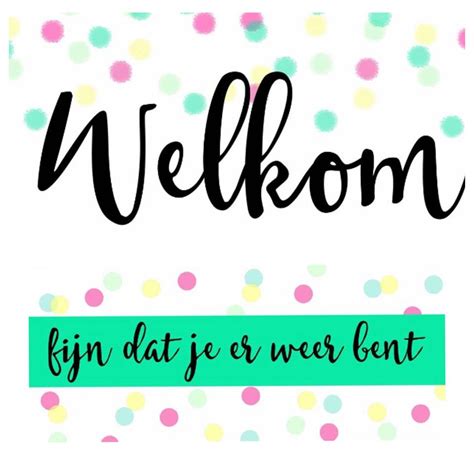 Bij ons is iedereen welkom en we zijn verheugd om weer een.